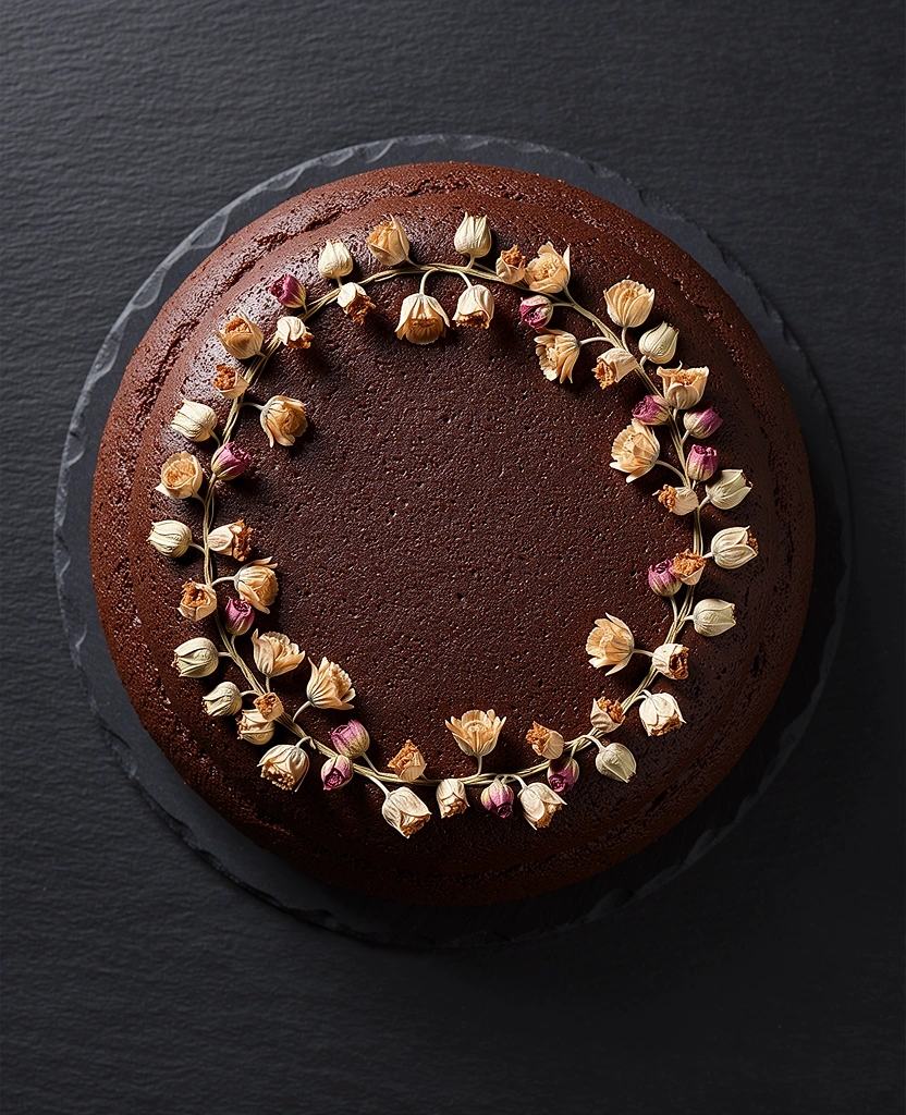 Premium healthy dessert presentation